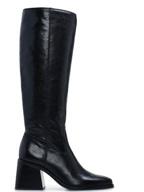 Vince Camuto Black Sangeti Leather Boots